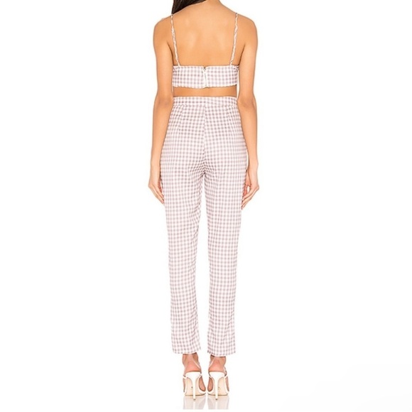 NWOT REVOLVE ABOUT US Raye Cami Top Gingham S - Picture 3 of 3